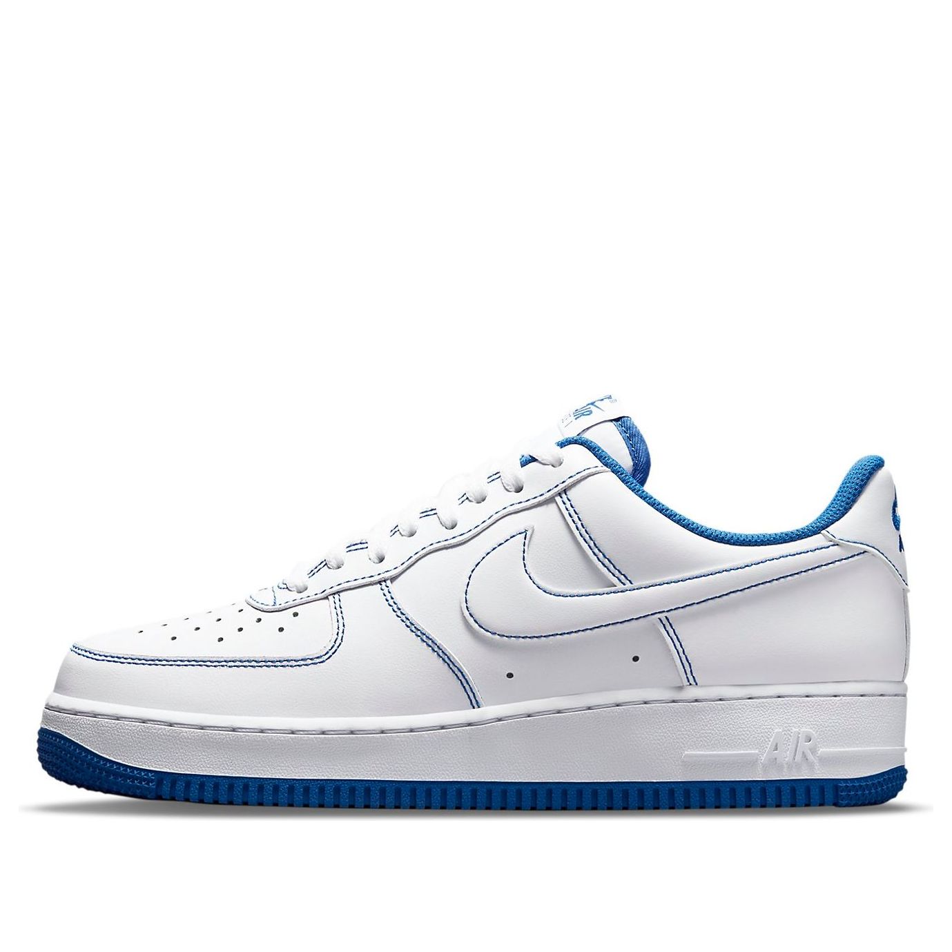 Nike Air Force 1 '07 'Contrast Stitch - White Game Royal' CV1724-101